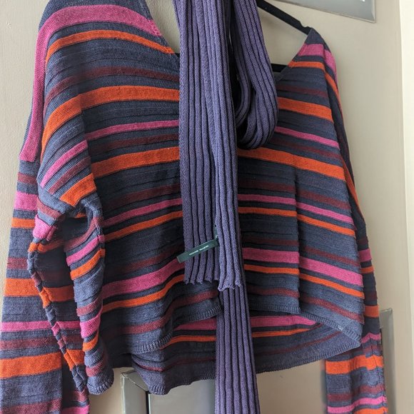 Sarah Pacini cropped line sweater - one size - Picture 1 of 10